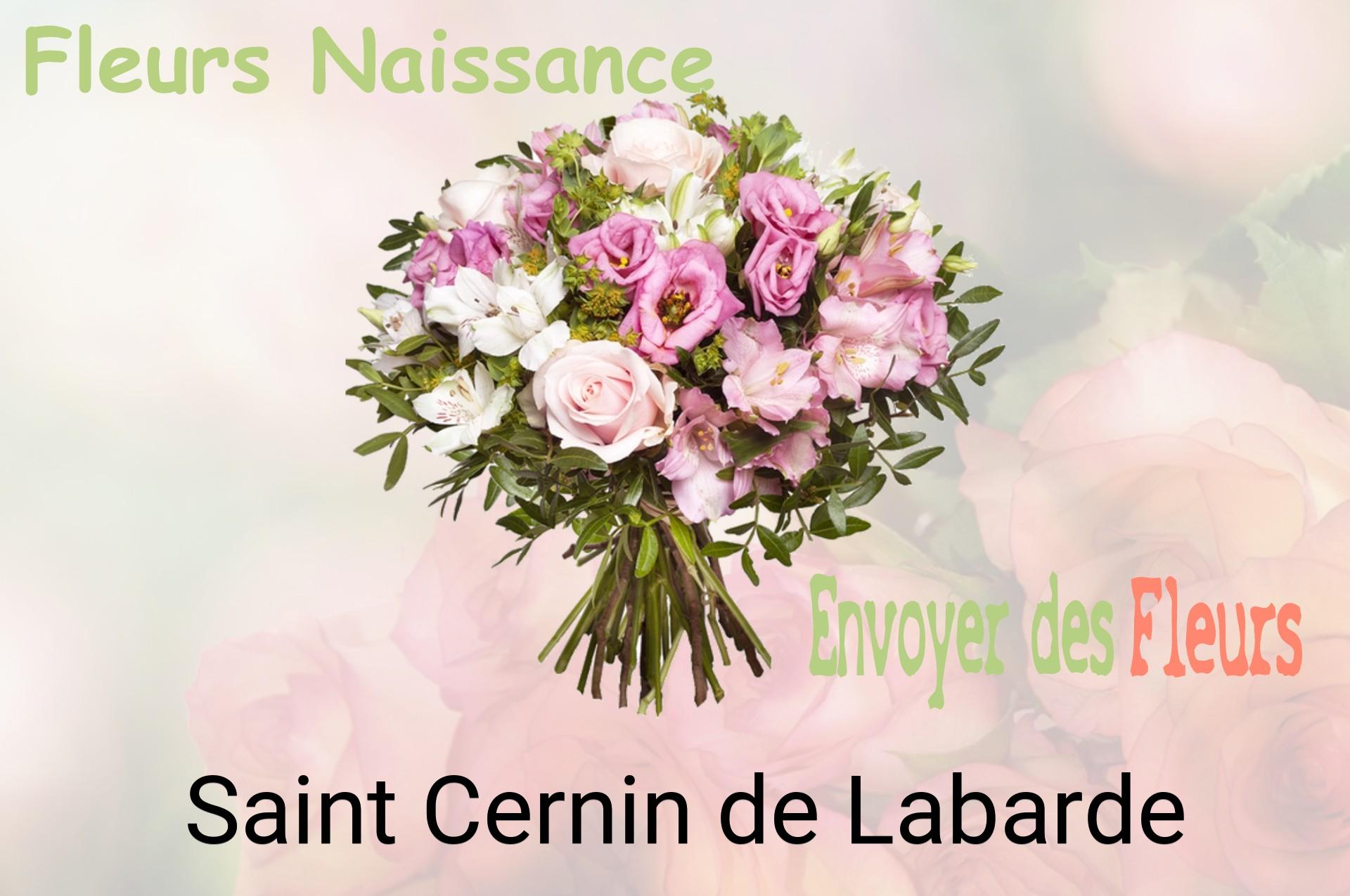 Bouquet de fleurs de naissance livré à Saint-Cernin-de-Labarde